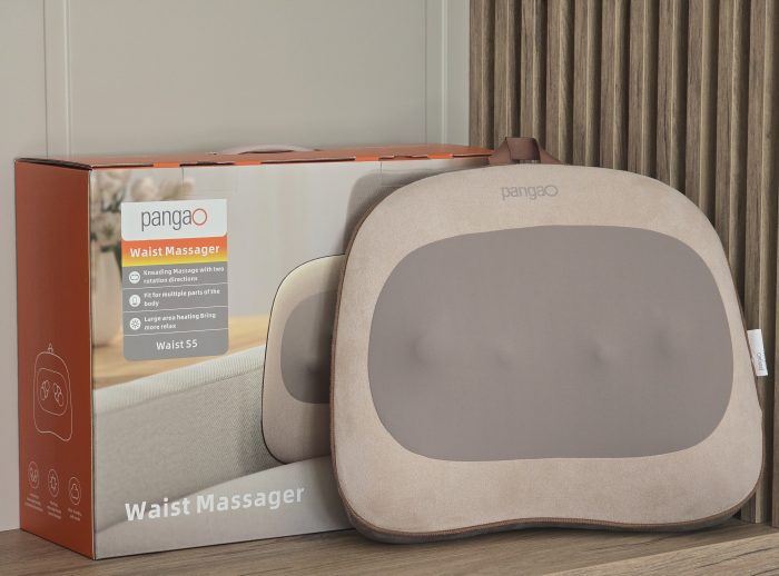 duży obszar poduszki masującej sprawia, że masaż jest dużo bardziej komfortowy